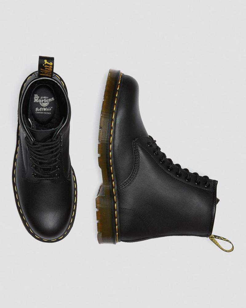 Dr Martens 1460 Slip Resistant Læder Snørestøvler Herre Sort | DK 531WNB